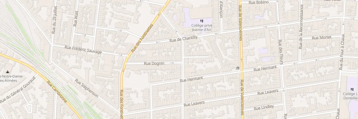 Plan du 30 Rue Champailler à Calais