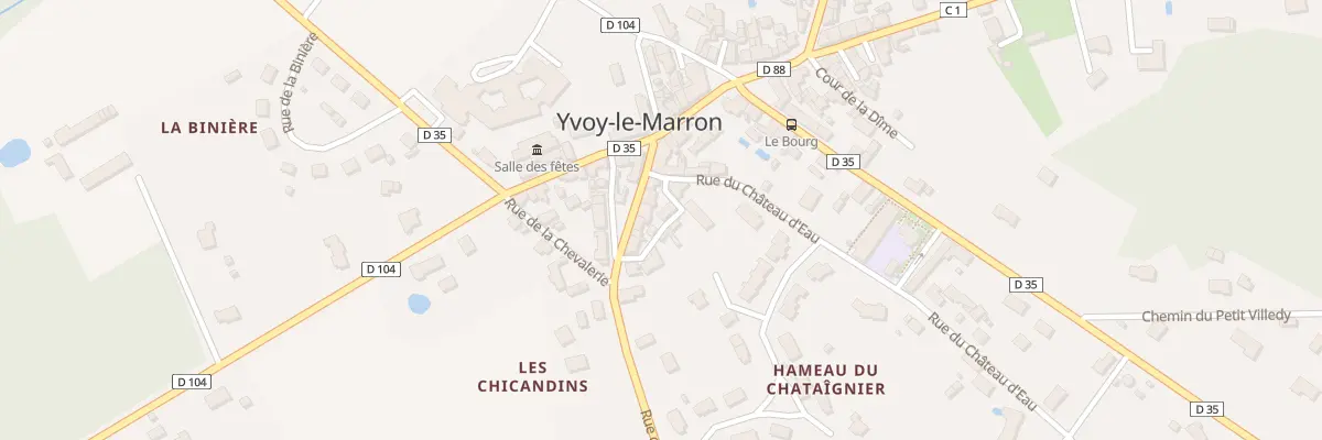 Plan du 5B Rte de St Jean à Yvoy-le-Marron