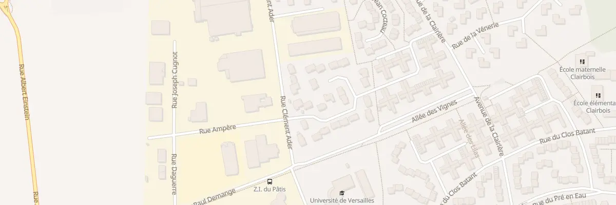 Plan du 38 Sq des Carrières à Rambouillet