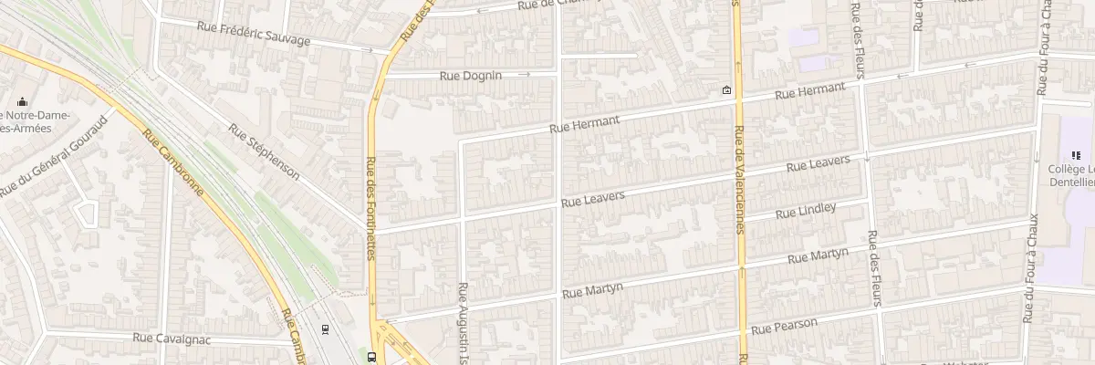 Plan du 58 Rue Champailler à Calais