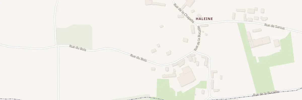 Plan du 6 Rue du Bois (Haleine) à Saint-Thibault