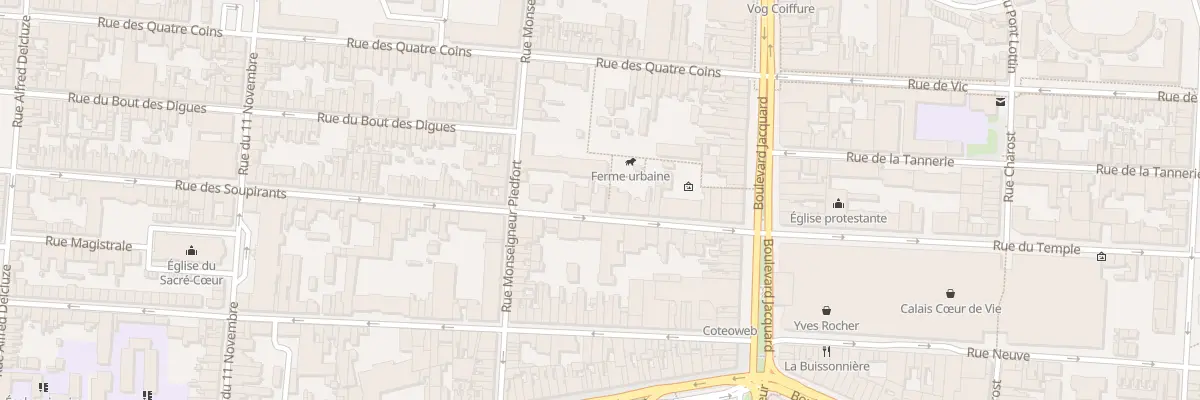 Plan du 22 Rue des Soupirants à Calais