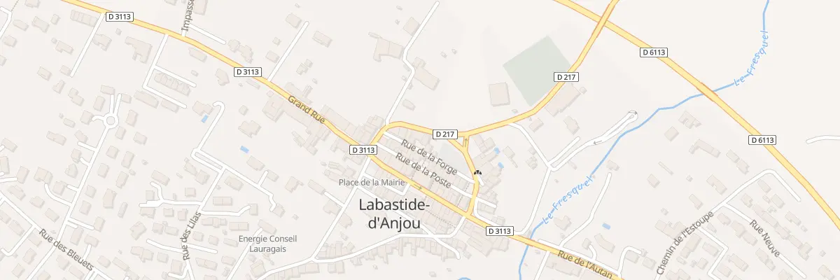 Plan du 7 Rue de la Forge à Labastide-d’Anjou