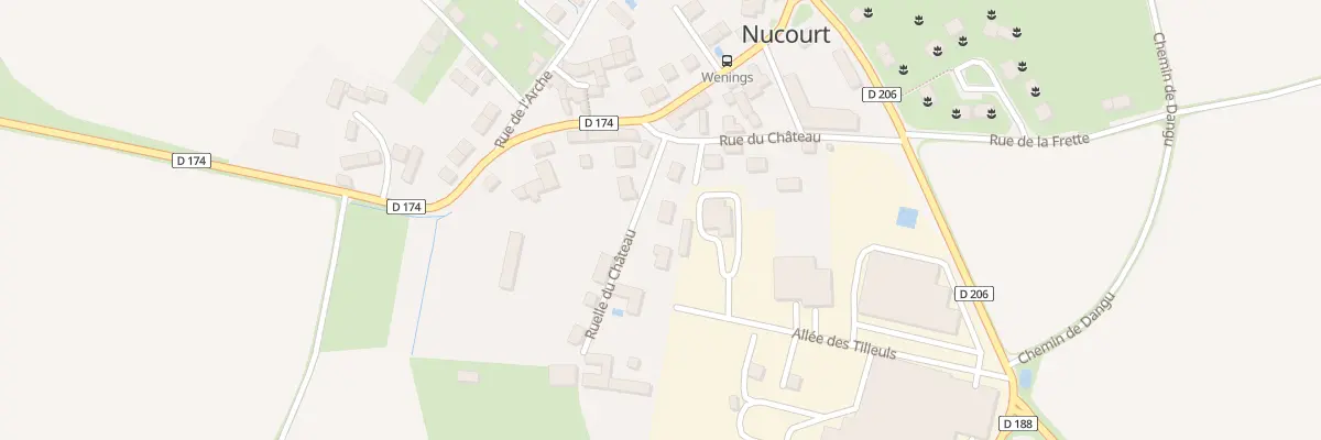 Plan du 1 Rle du Château à Nucourt