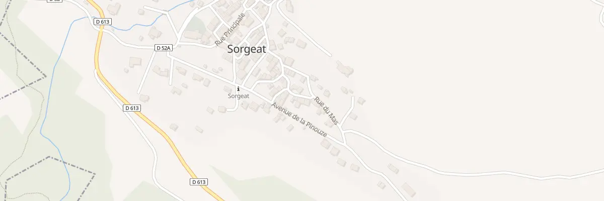 Plan du 28 Rue de la Fontaine de Gutch à Sorgeat