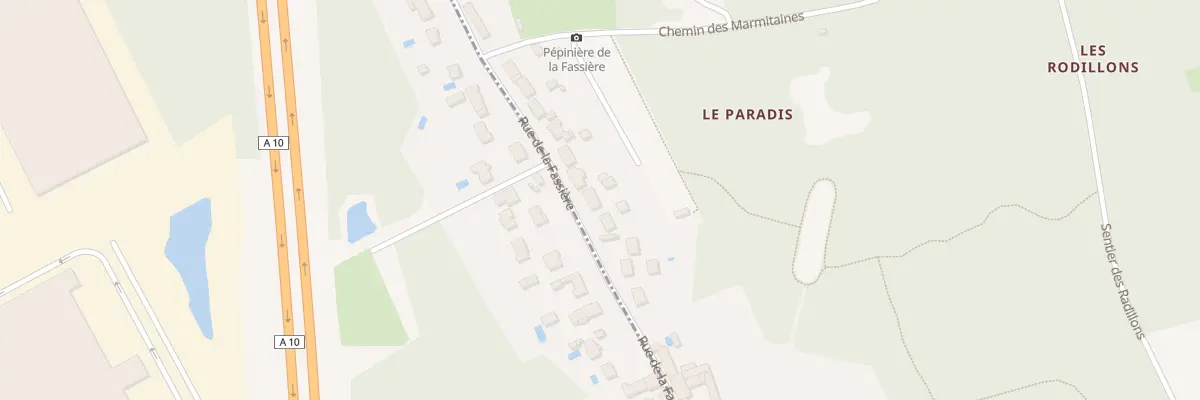 Plan du 636 Rue de la Fassière à Saran