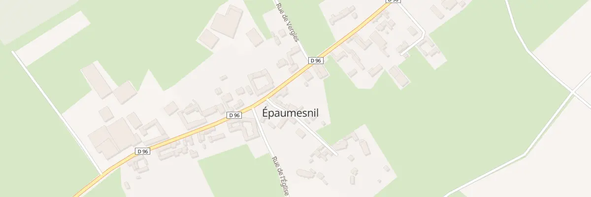 Plan du 1 Rue du Sac à Épaumesnil