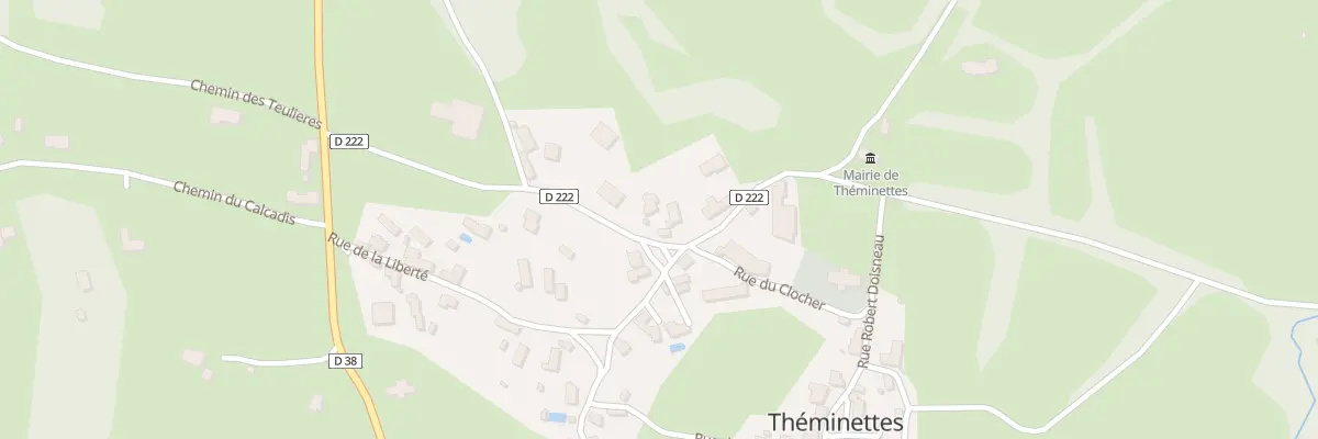 Plan du 5078 Le Couderc à Théminettes