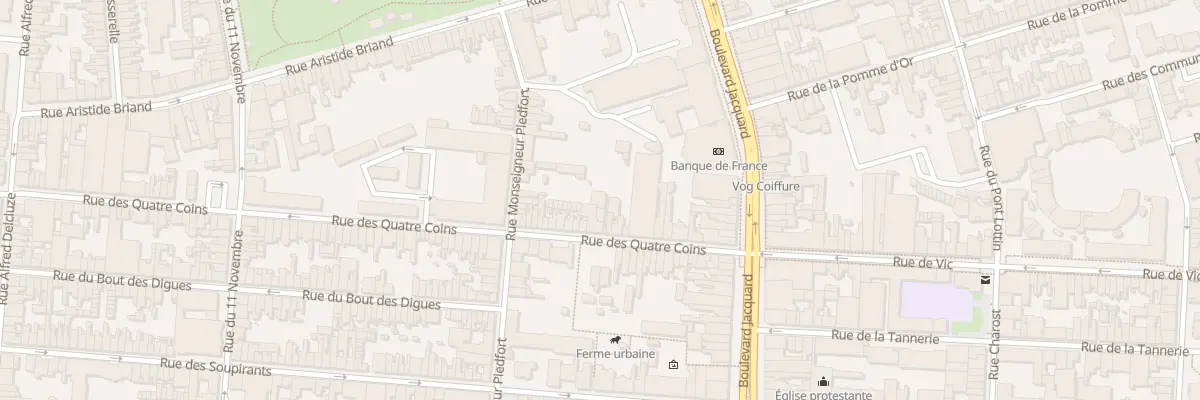 Plan du 24 Rue des Quatre Coins à Calais
