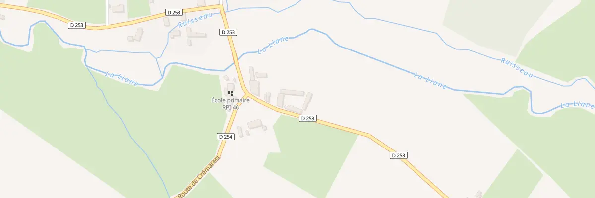 Plan du 5 Rte de Desvres à Bournonville