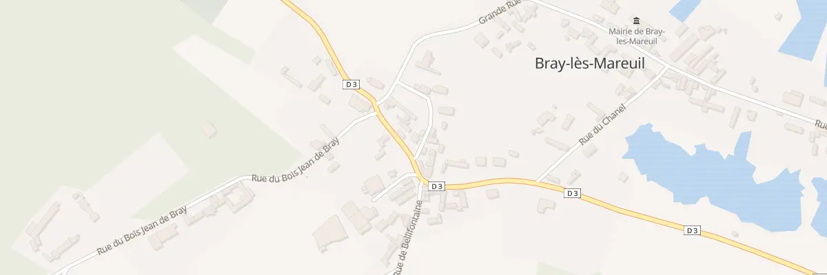 Plan du 8 Rte de Picquigny à Bray-lès-Mareuil
