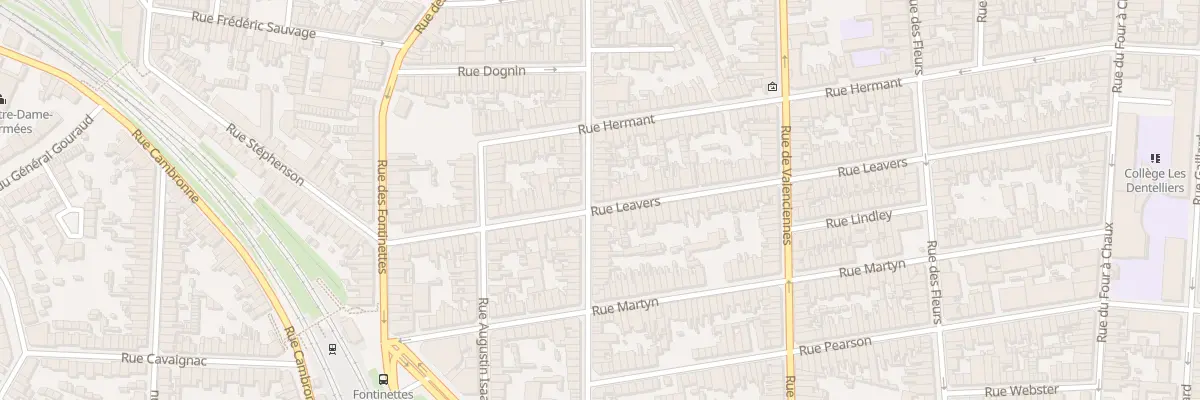 Plan du 61 Rue Champailler à Calais