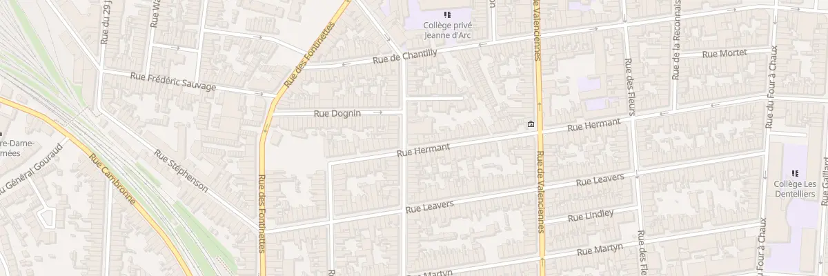 Plan du 39 Rue Champailler à Calais