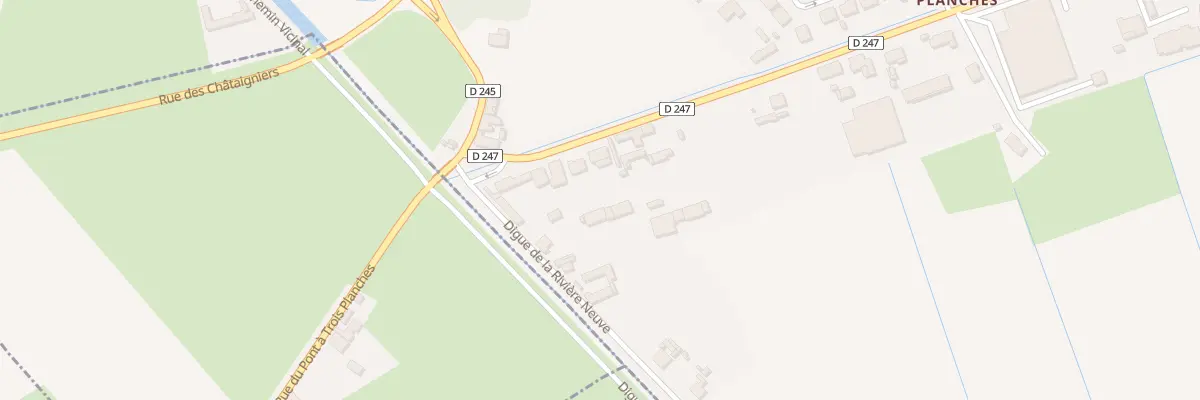 Plan du 503 Rue du Pont à 3 Planches à Coquelles
