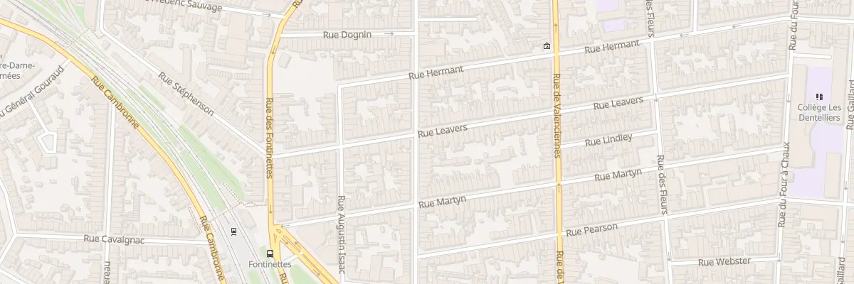 Plan du 63 Rue Champailler à Calais