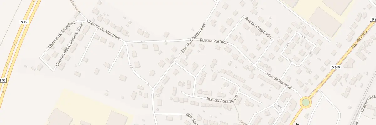Plan du 3 Rue du Pont Royal au Perray-en-Yvelines