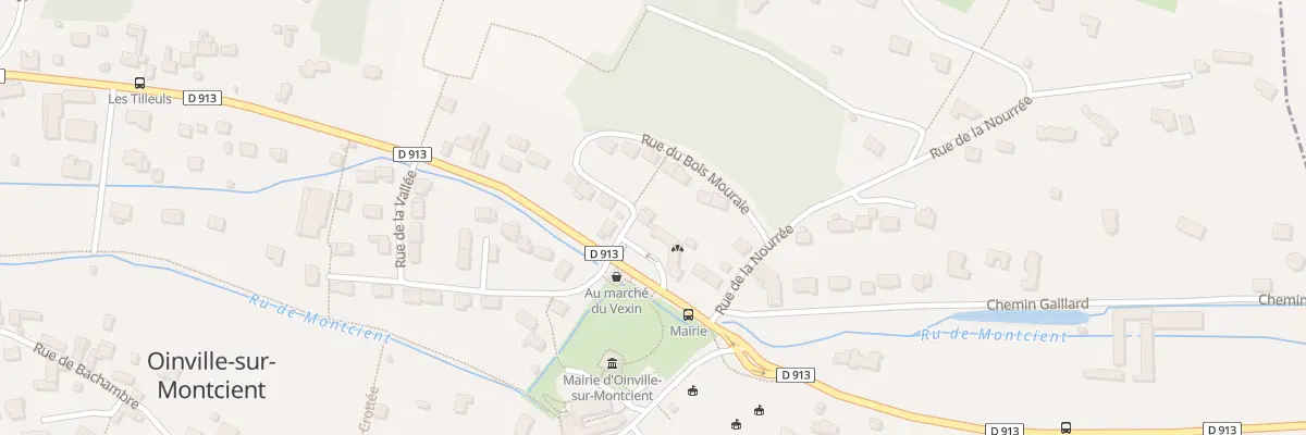 Plan du 11 Rue du Bois Mouraie à Oinville-sur-Montcient