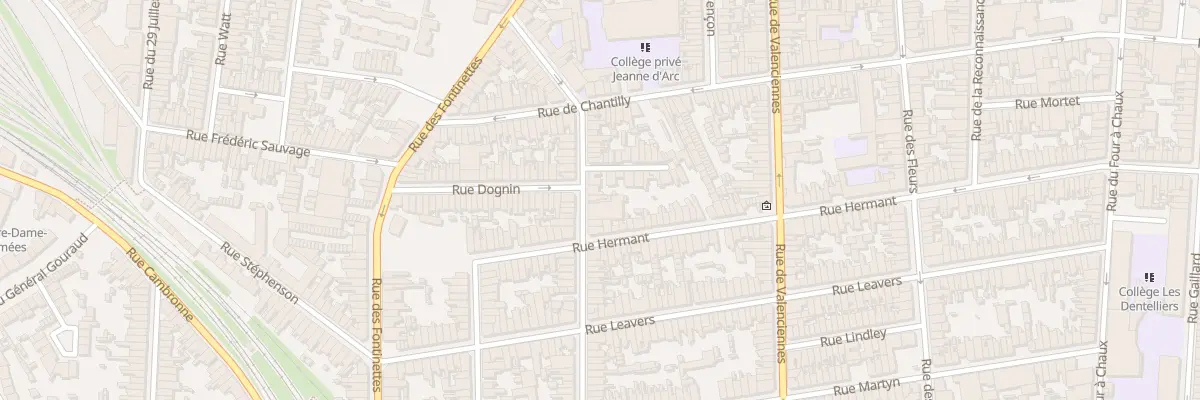 Plan du 35 Rue Champailler à Calais