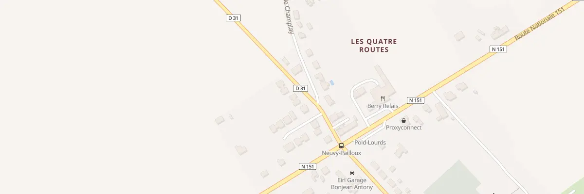 Plan du 7 Rte de la Champenoise à Neuvy-Pailloux