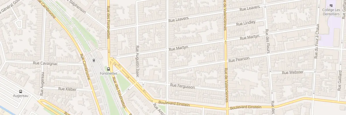 Plan du 89 Rue Champailler à Calais