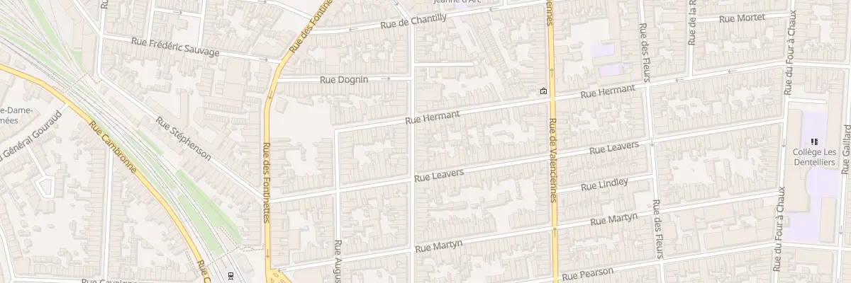 Plan du 49 Rue Champailler à Calais