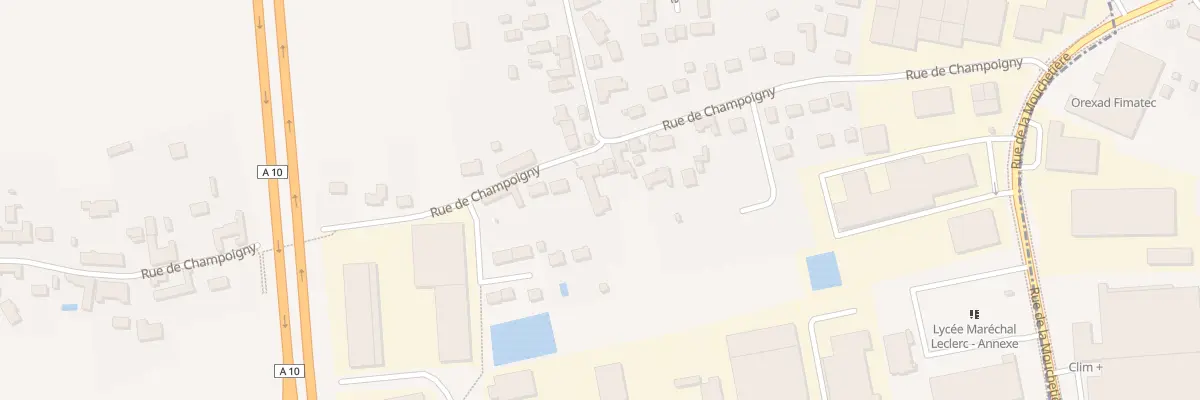 Plan du 102 Rue de Champoigny à Ingré