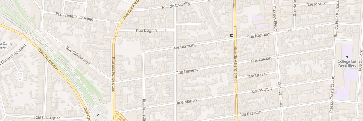 Plan du 53 Rue Champailler à Calais