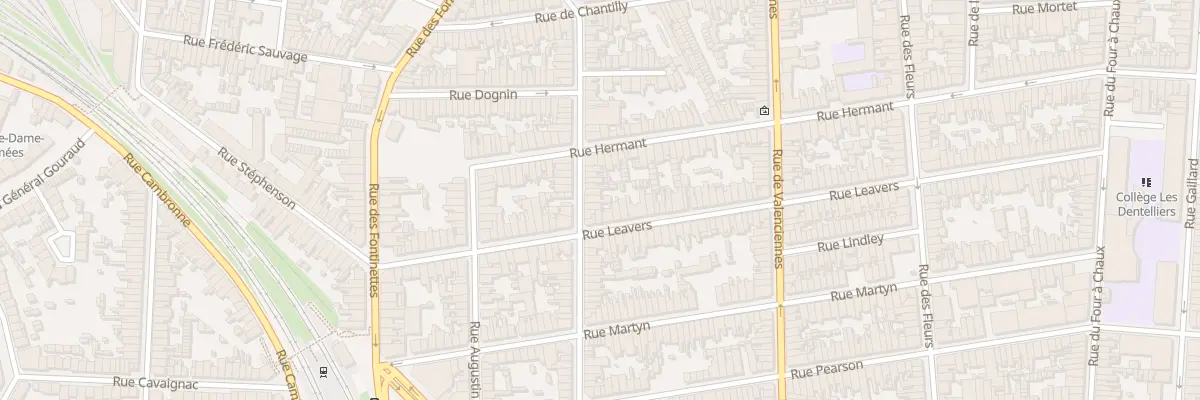 Plan du 55 Rue Champailler à Calais