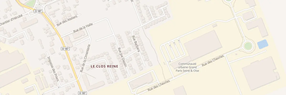 Plan du 15 Rue Barbara à Aubergenville
