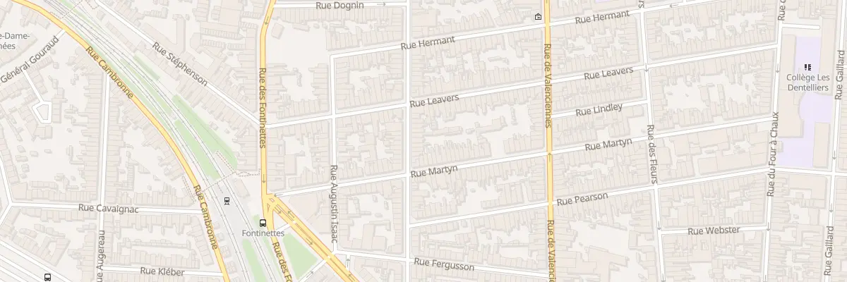 Plan du 75 Rue Champailler à Calais