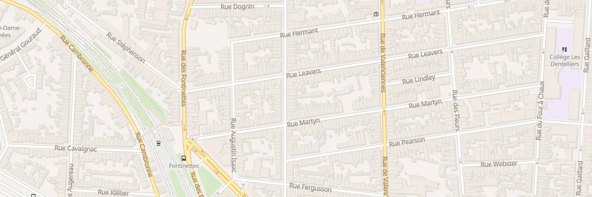 Plan du 73 Rue Champailler à Calais