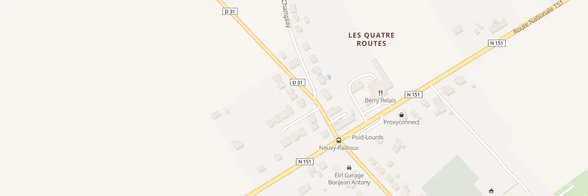 Plan du 5 Rte de la Champenoise à Neuvy-Pailloux