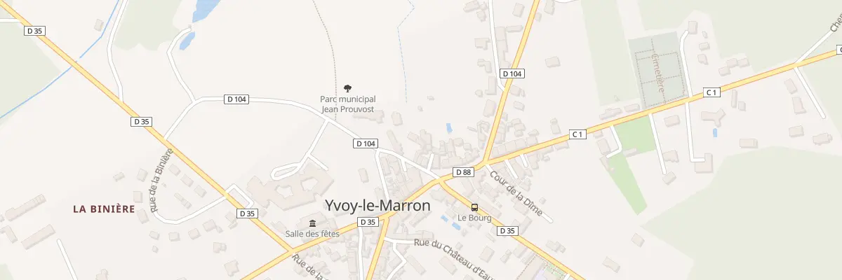 Plan du 44 Rue Jean Prouvost à Yvoy-le-Marron