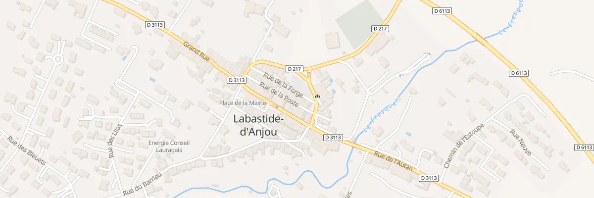 Plan du 21 Rue de la Poste à Labastide-d’Anjou