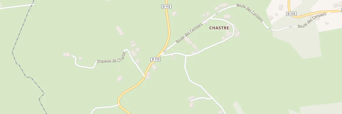 Plan du 10 Chastre à Forgès