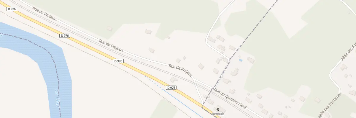 Plan du 11 Rue de Préjeux à Langon-sur-Cher