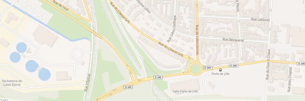 Plan du 24 Rue du Cheval Gris à Calais