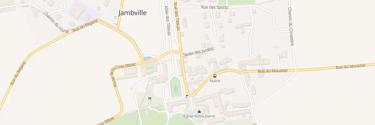 Plan du 14 Rue des Tilleuls à Jambville