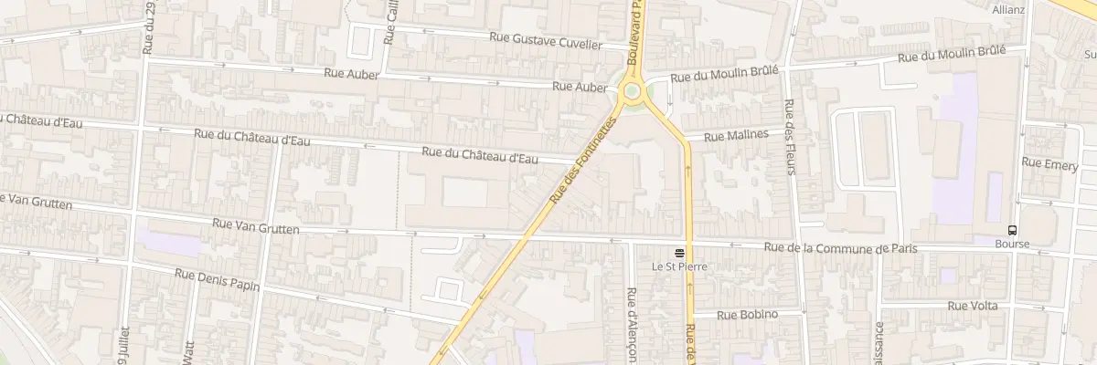 Plan du 22 Rue des Fontinettes à Calais