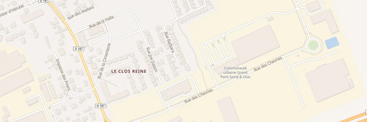 Plan du 25 Rue Barbara à Aubergenville