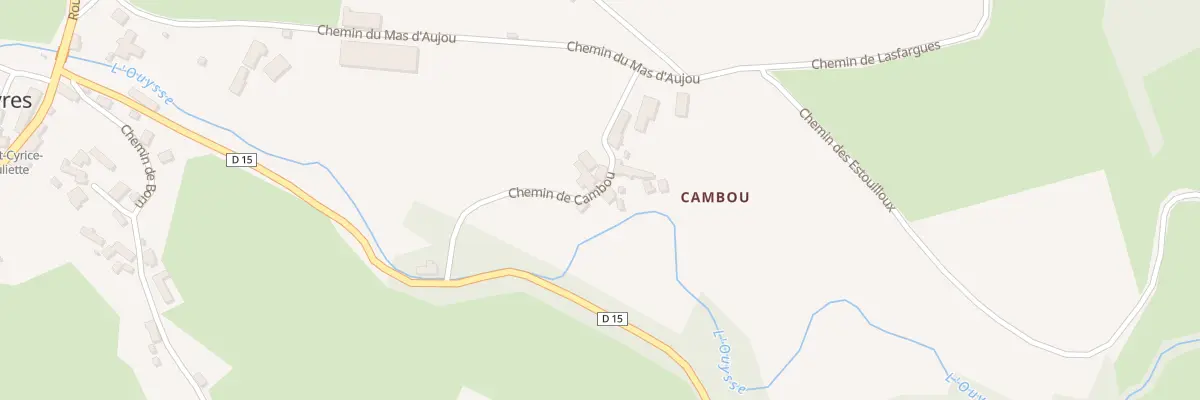 Plan du 5048 Cambou à Rueyres