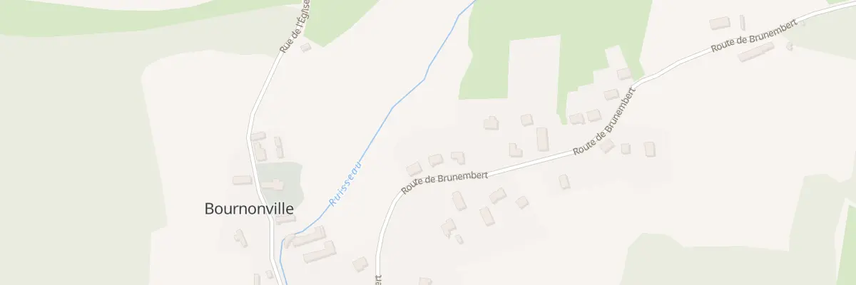 Plan du 21 Rte de Brunembert à Bournonville