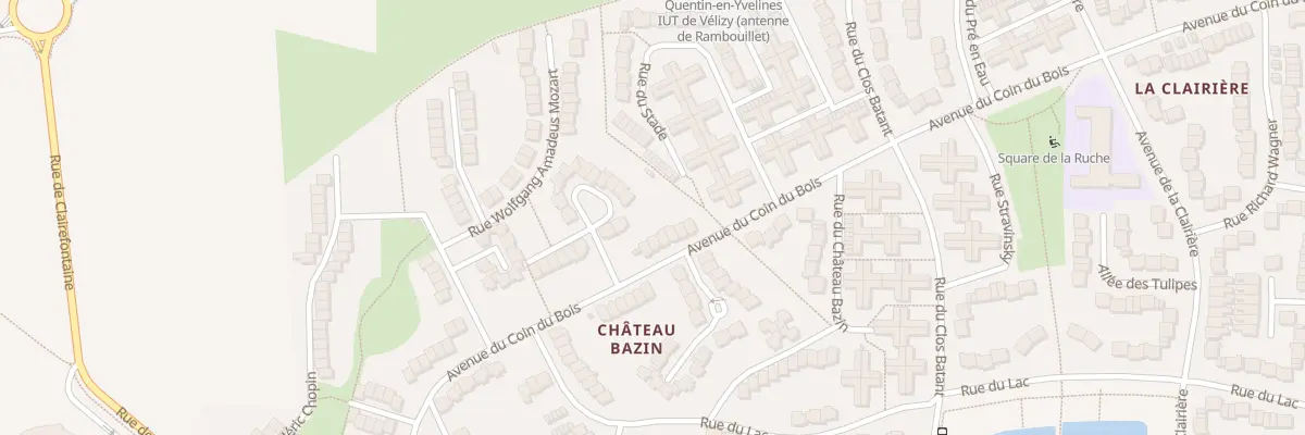 Plan du 56 Av du Coin du Bois à Rambouillet