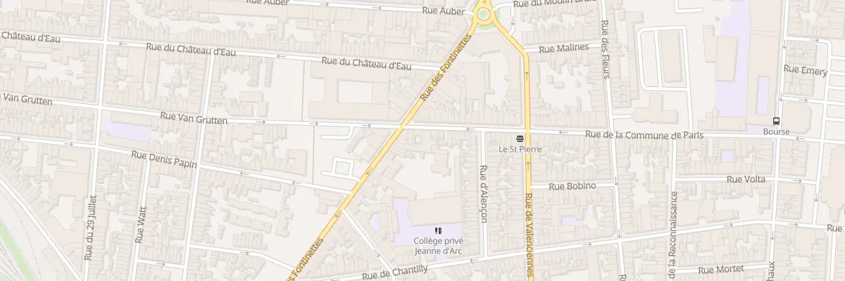 Plan du 6 Rue de la Commune de Paris à Calais