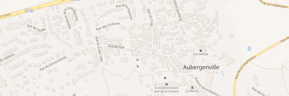 Plan du 8 Gr Grande Rue à Aubergenville