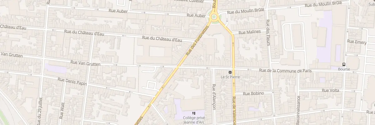 Plan du 33 Rue des Fontinettes à Calais