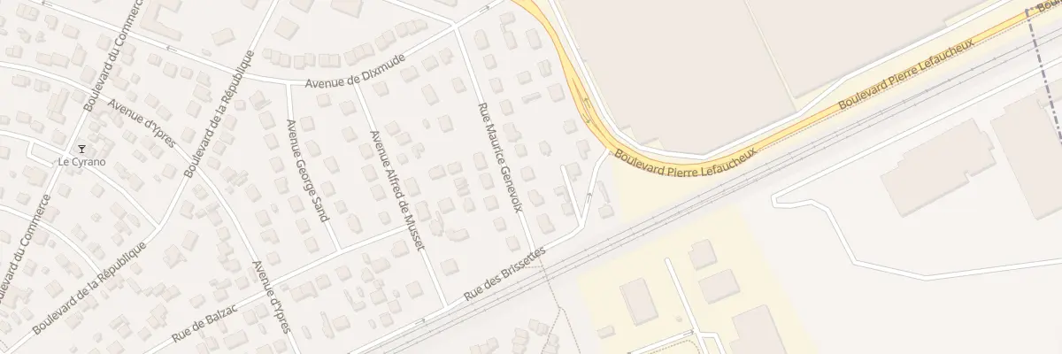 Plan du 6 Rue Maurice Genevoix à Aubergenville