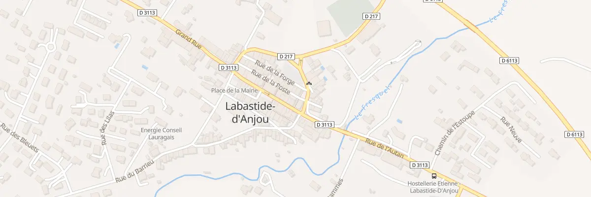 Plan du 6 Rue de la Poste à Labastide-d’Anjou