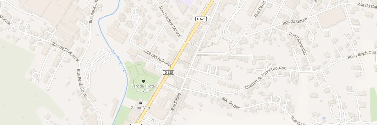 Plan du 37 Rue Sébilé à Lavelanet