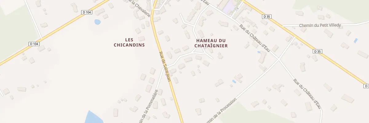 Plan du 193 Rue du Hameau des Chataigniers à Yvoy-le-Marron